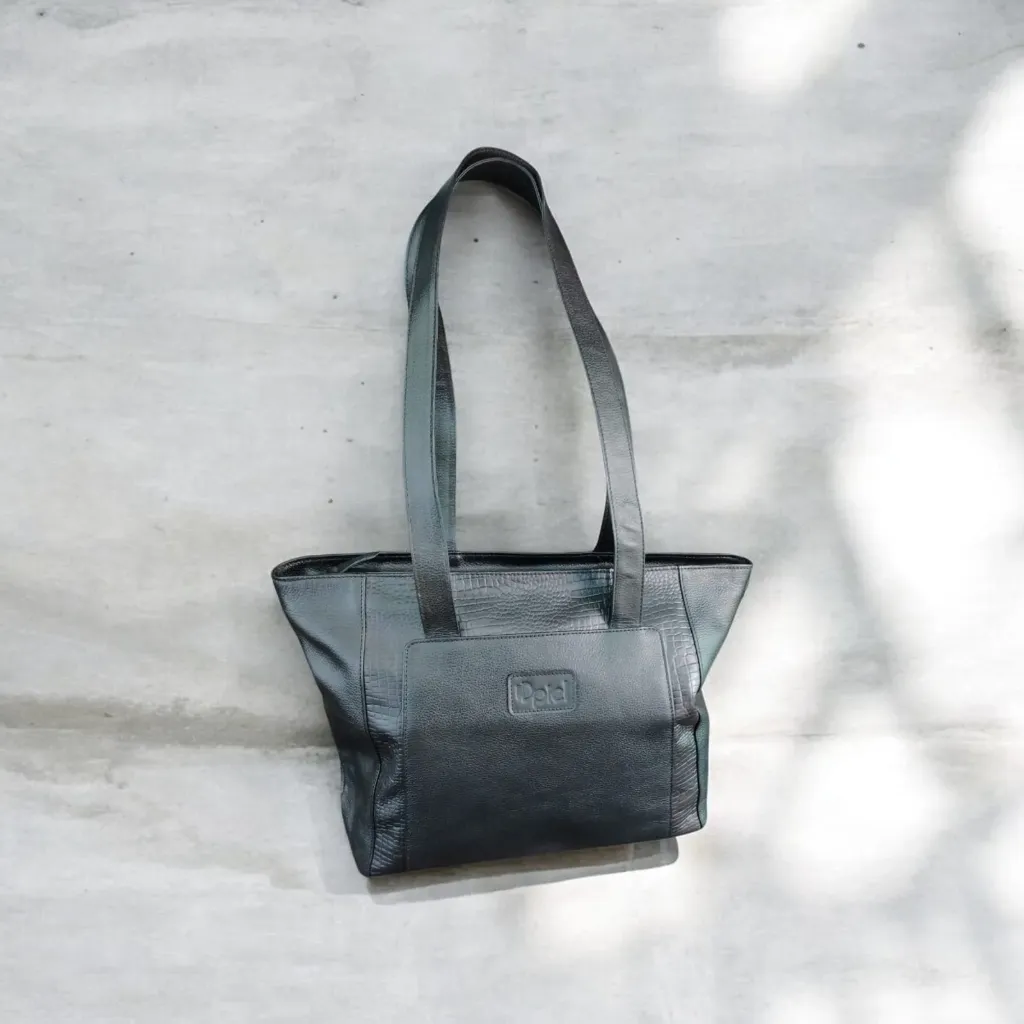 [074] Bolso Dpiel Cargaderas Fijas Externas Dama