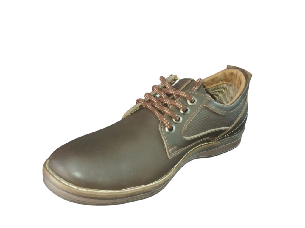 Zapato Machos Negro Y Café Caballero