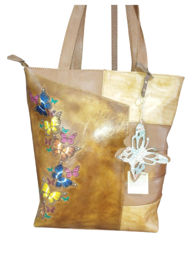 [183] Bolso Cuadrado Gyp Mariposas Dama