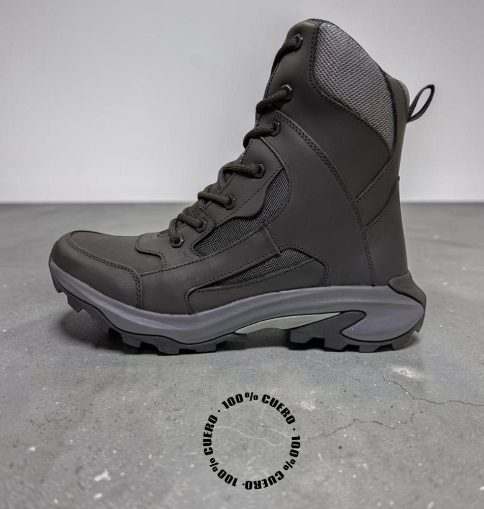 Bota Negra Caña Alta Machos Caballero