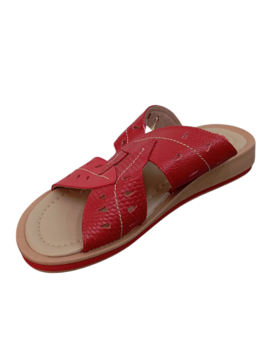 Sandalia Semiortpedica Roja Dama