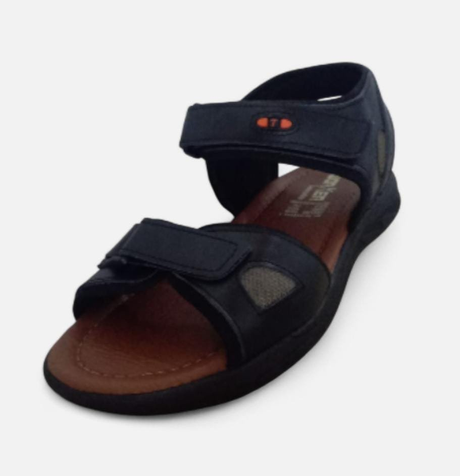 Sandalia Wolker Negra Y Cafe Unisex