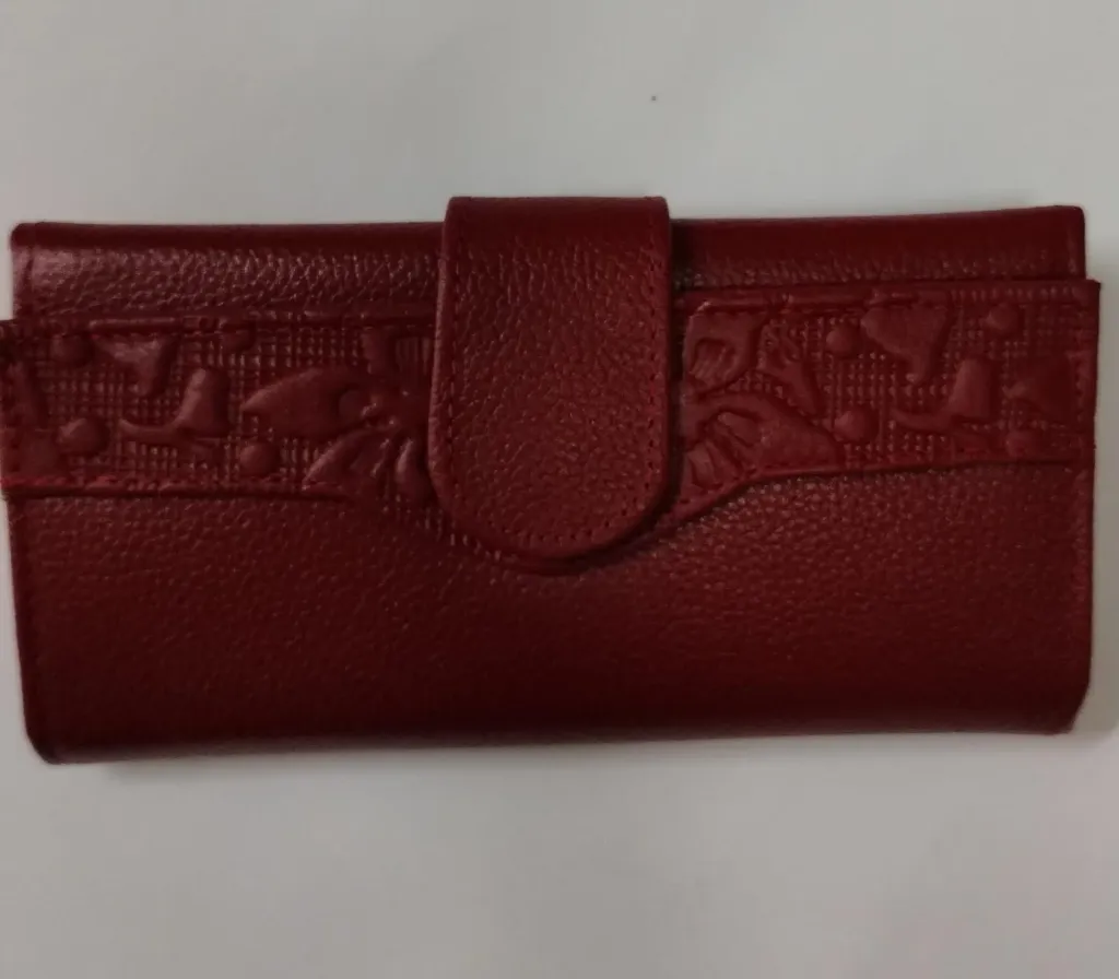 Billetera Larga Con Pasador Dama