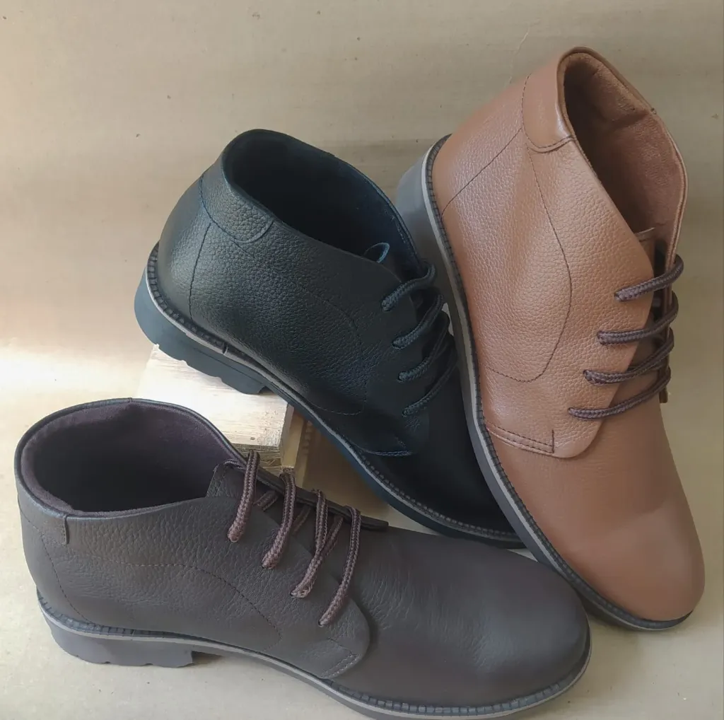 Botin Caballero Miel Azulnegro Y Cafe Jorwill