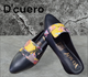Sueco Dama Negro Estampado