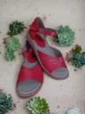 Sandalia Semiortopedica Roja Dama