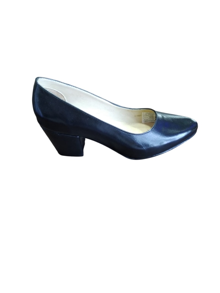 [076] Tacon 5/2 Clasico Negro Dama
