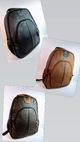 Morral Zamex Bolsillo Frontal Negro Y Miel Unisex