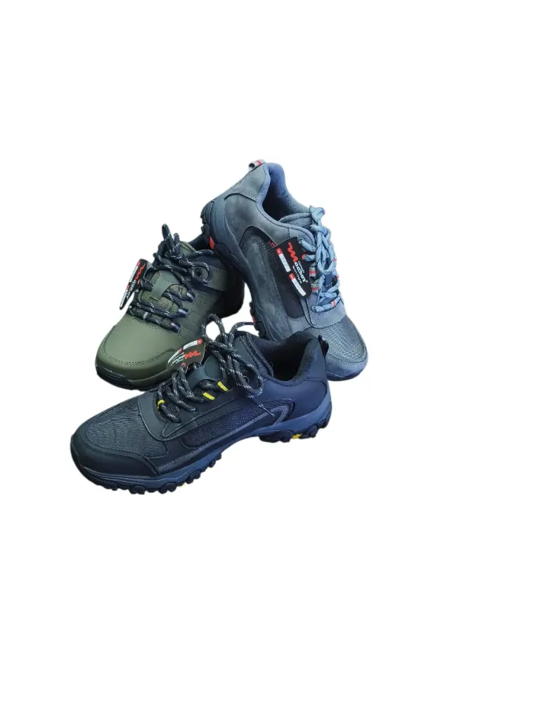 Zapatilla Sport Caballero Verde, Gris Y Negro Machos